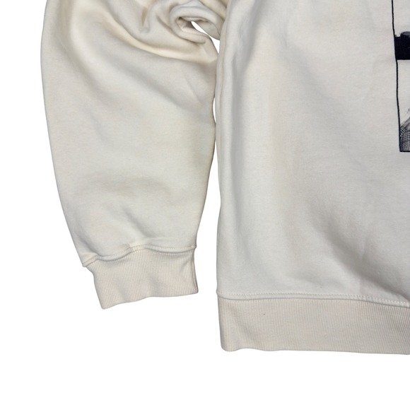 Taylor Swift Eras Tour Hoodie Men's XL Cream Oversized Concert Merch - Picture 9 of 14